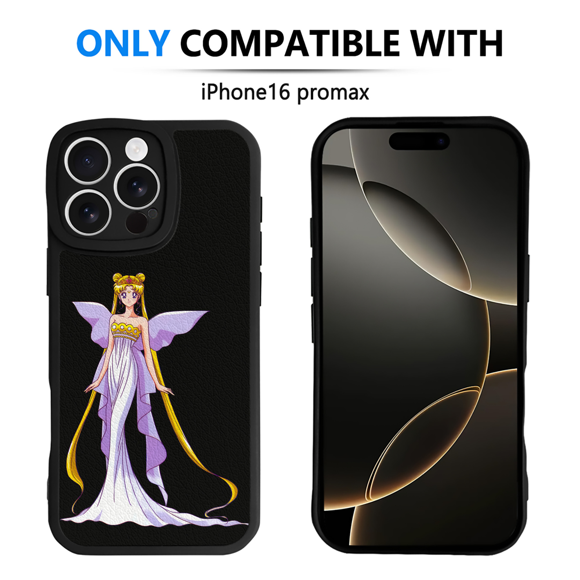 （画像用） 美少女戦士セーラームーン 愛野 美奈子 あいの みなこ Sailor Moon Aino Minako 【iPhone 16シリーズ対応】シリコンスマホケース（レザー調） 材質：シリコン